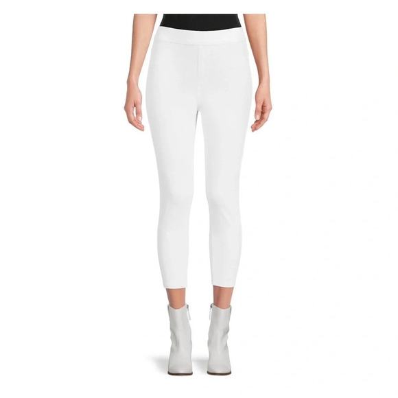 Women’s white cropped jeggings Size 8 - Picture 1 of 3